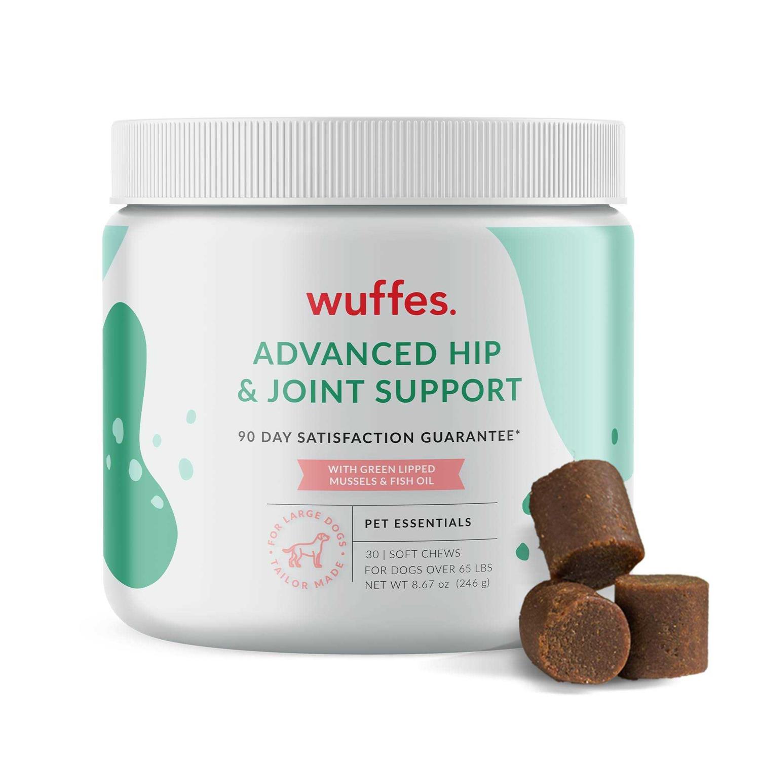 Wuffes Chewable Dog Hip and Joint Supplement for Small & Medium Breeds - Pet Supplies online store