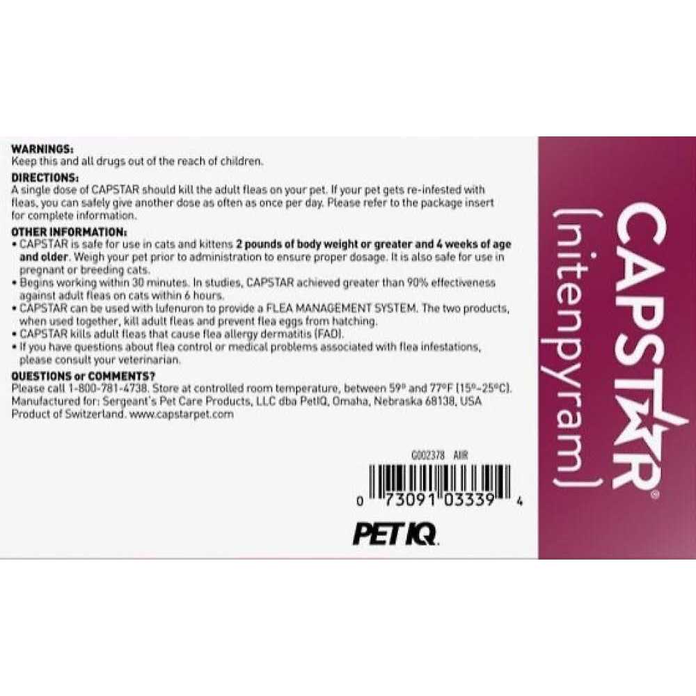 Capstar for Cats - Pet Supplies online store