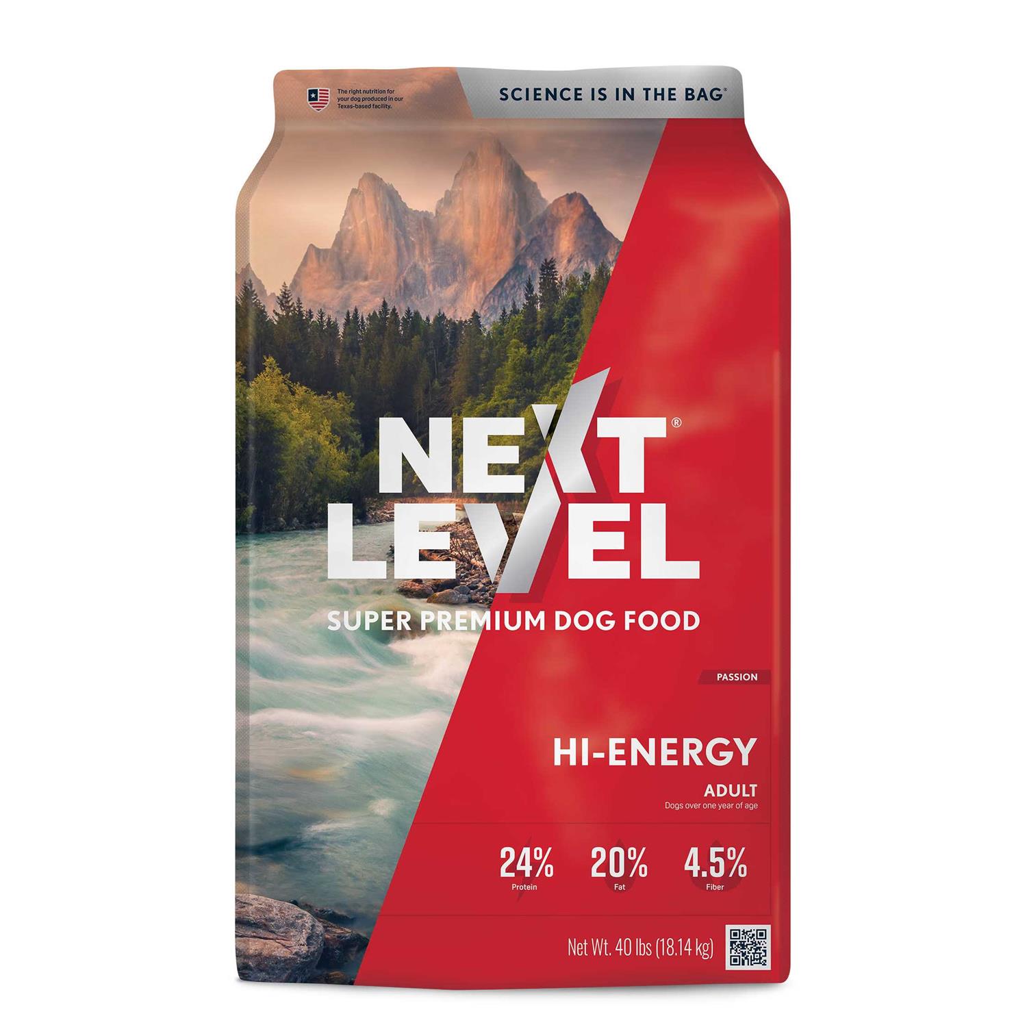 Next Level Hi-Energy Adult Dry Dog Food - Pet Supplies online store
