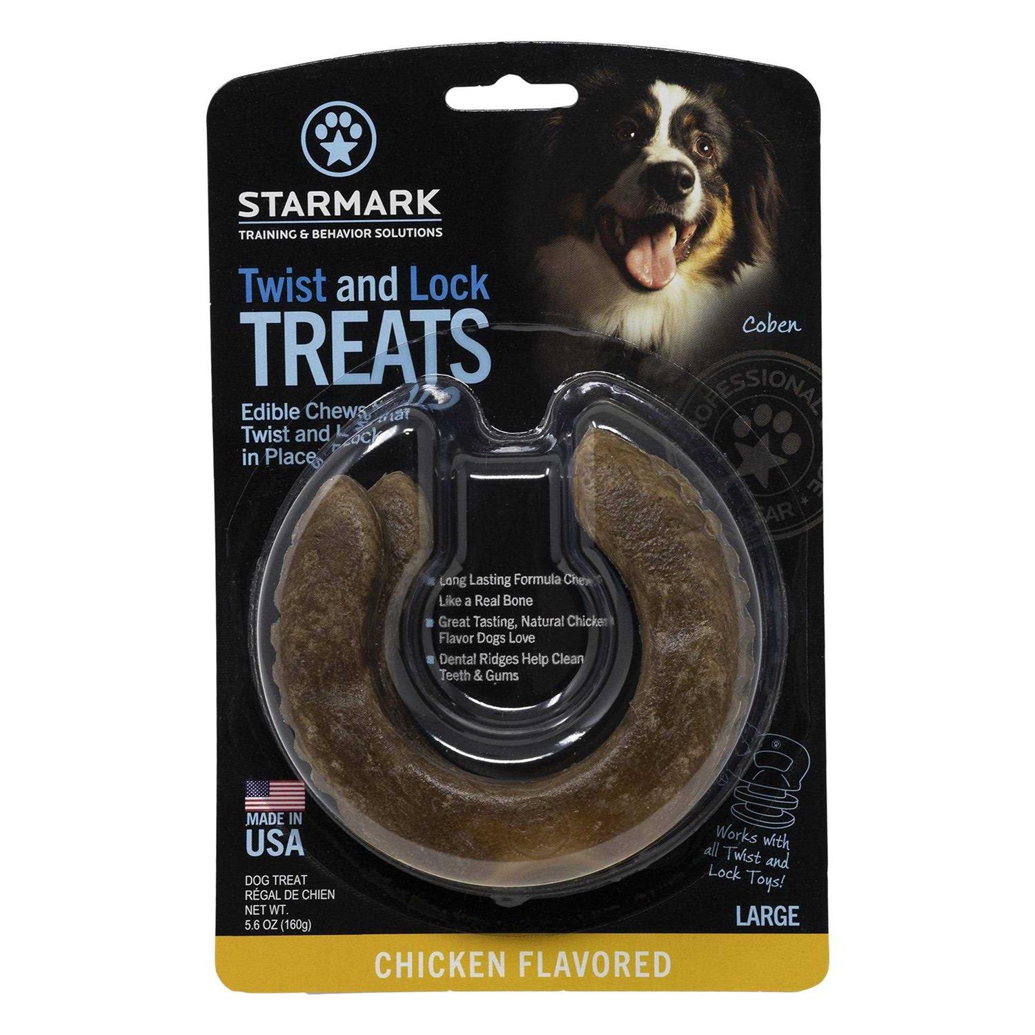 Starmark Twist & Lock Dog Treats - Pet Supplies online store