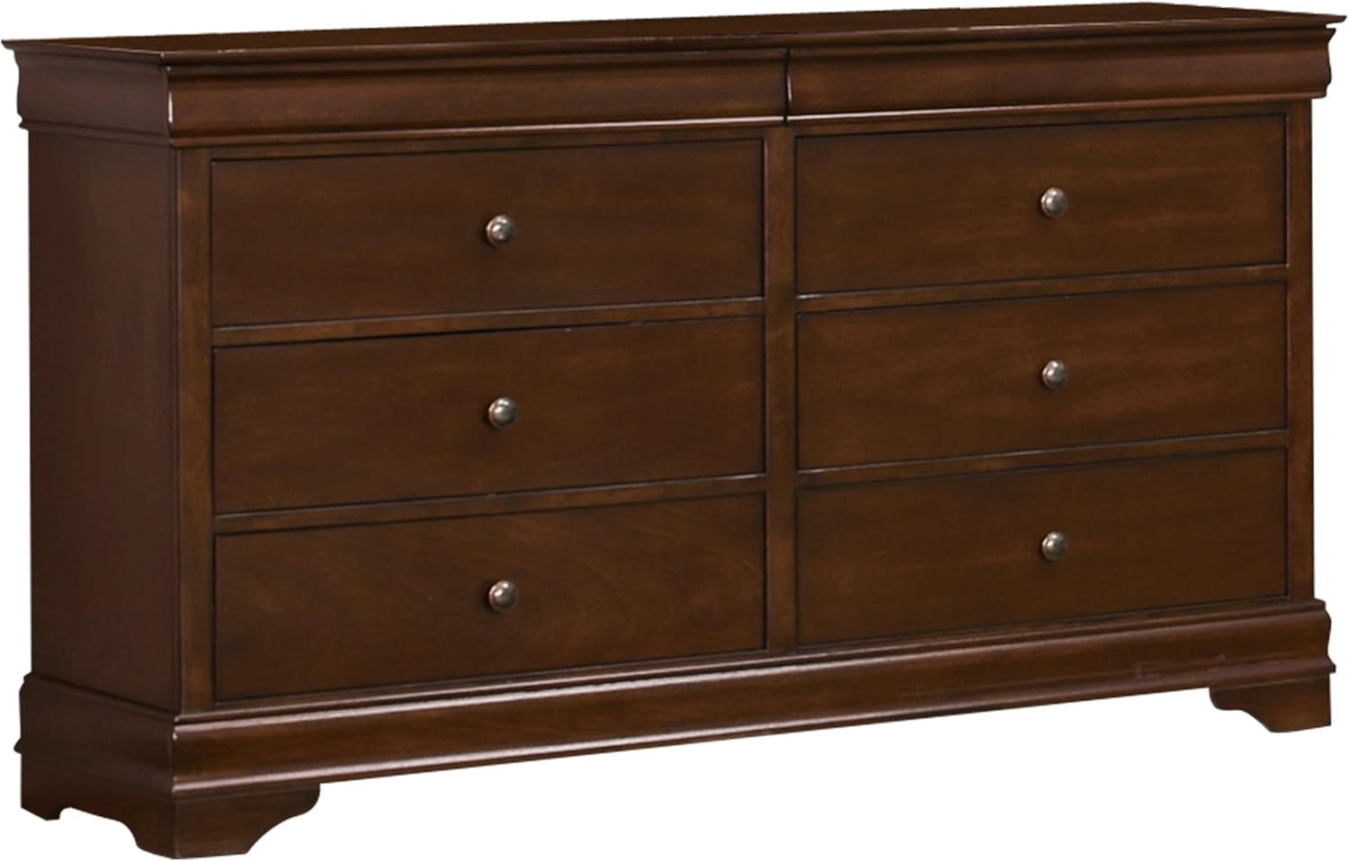 Homelegance Abbeville Six-Drawer Dresser, Cherry