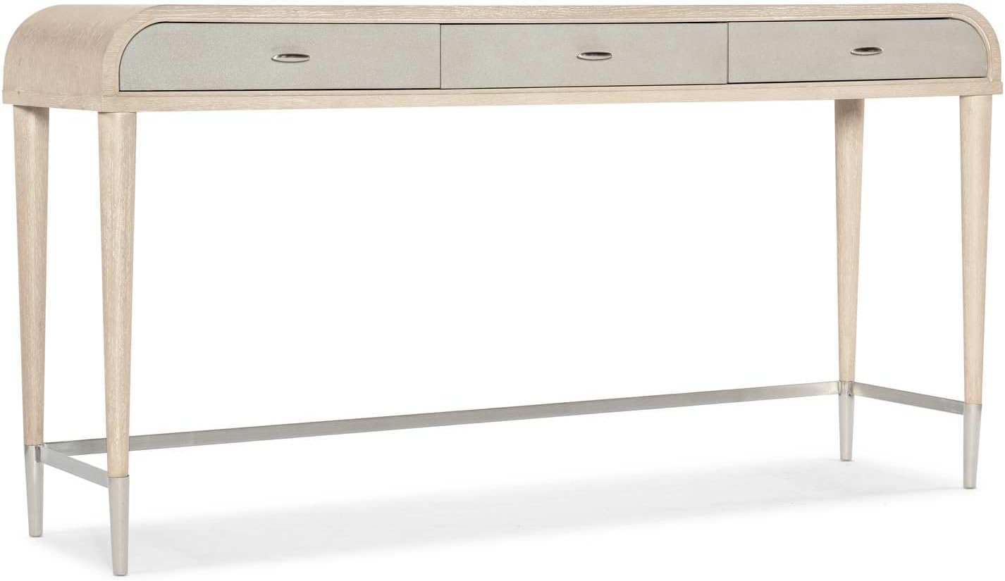 Hooker Furniture Nouveau Chic Console Table in Natural Wood Finish