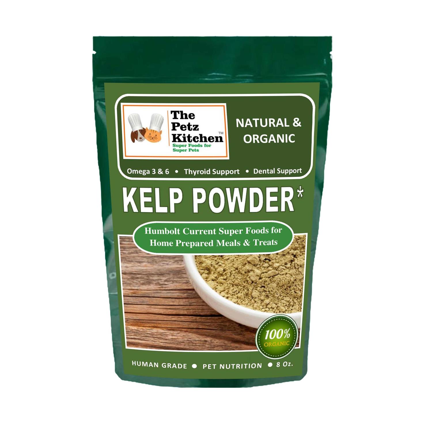 The Petz Kitchen Kelp Omega 3 Thyroid & Whole Body Multi-Mineral - Pet Supplies online store