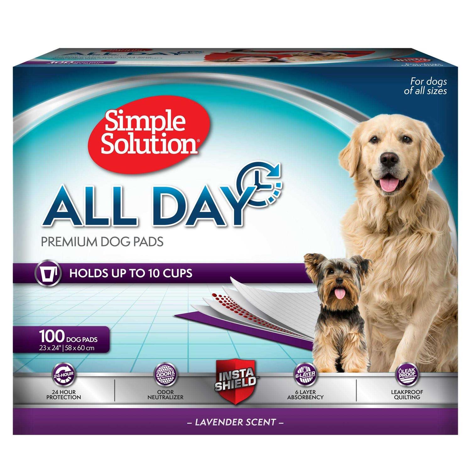 Simple Solution 6-Layer All Day Premium Dog Pads - Pet Supplies online store