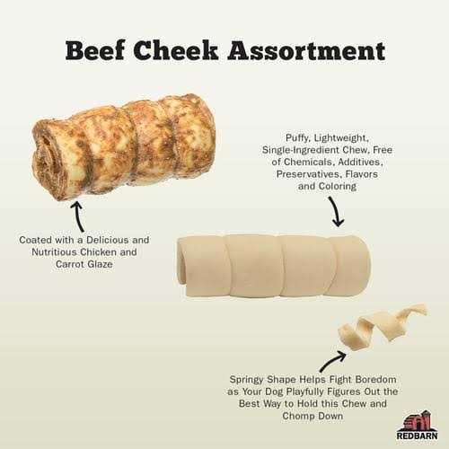 Redbarn Glazed Beef Cheek Roll - Pet Supplies online store