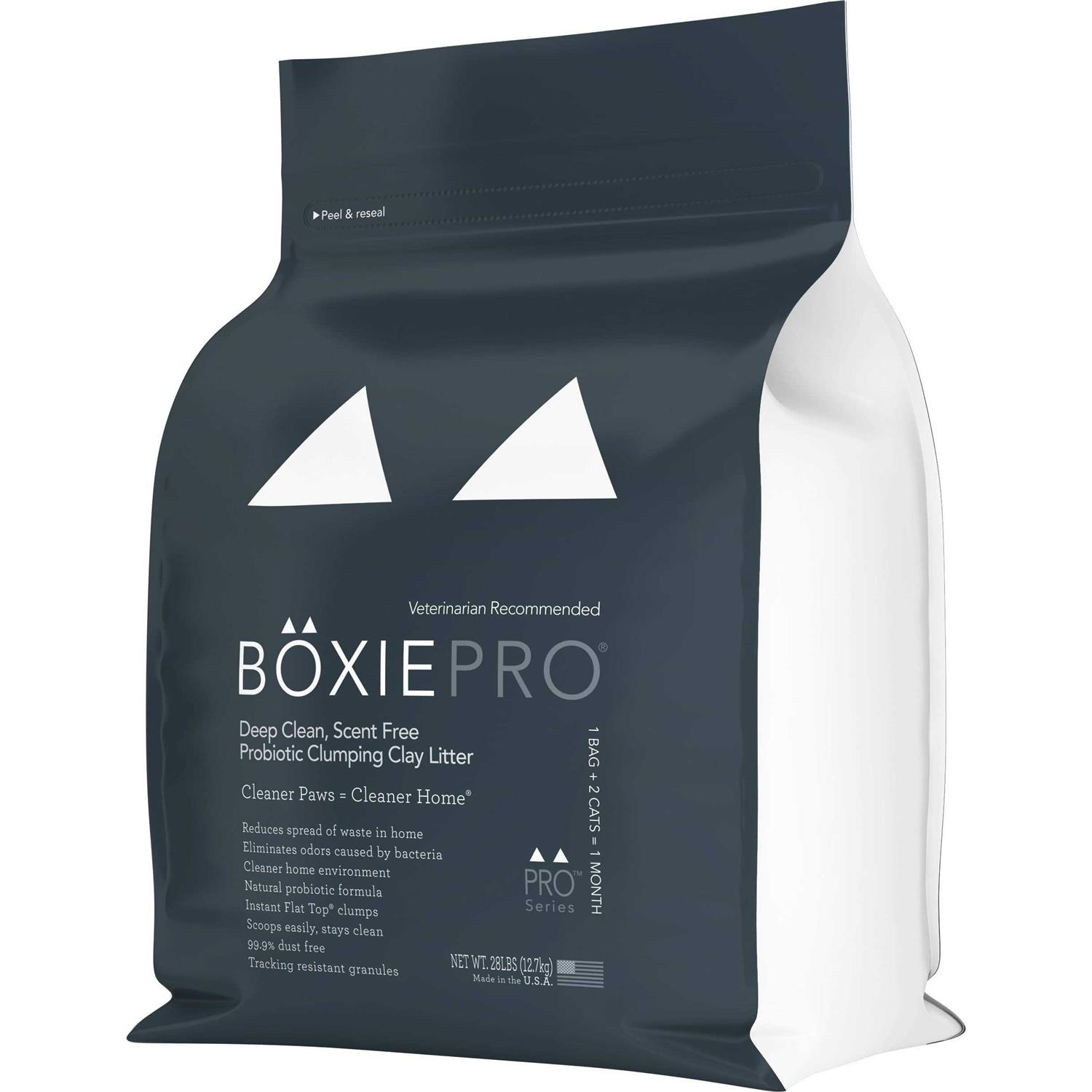 BoxiePro Deep Clean Probiotic Clumping Clay Cat Litter - Pet Supplies online store