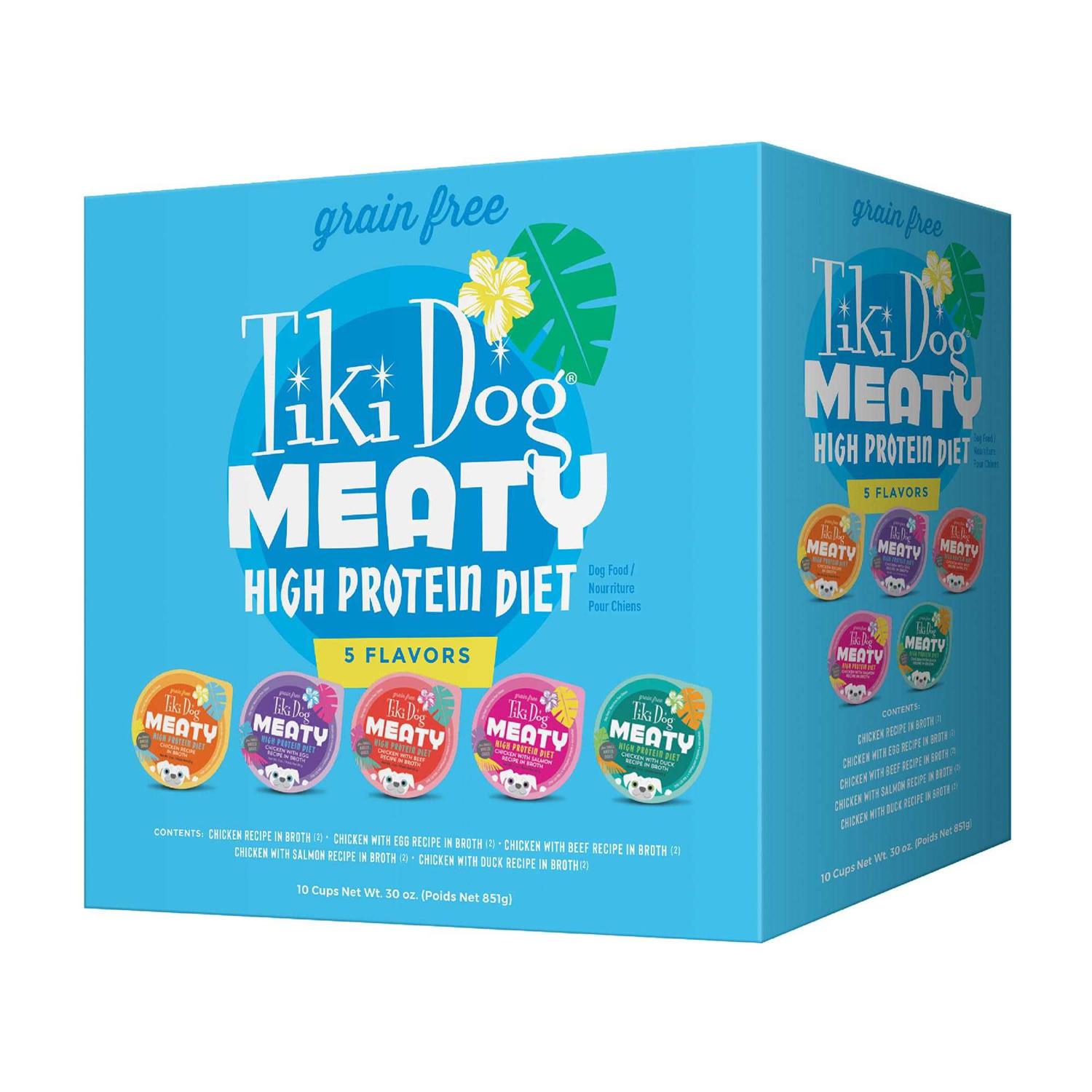Tiki Dog Meaty Variety Pack Wet Dog Food - Pet Supplies online store