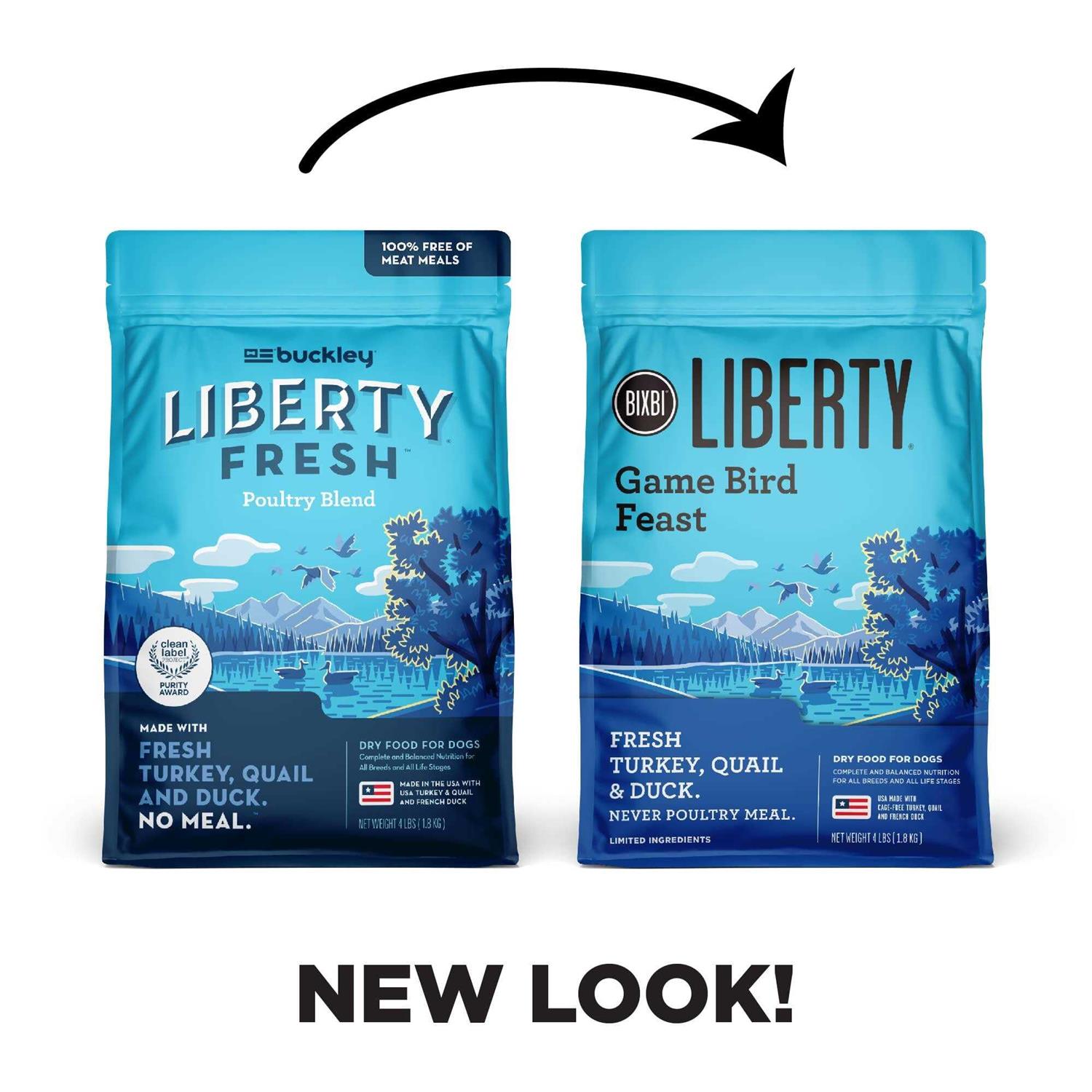 Bixbi Liberty Gamebird Feast Dry Dog Food - Pet Supplies online store