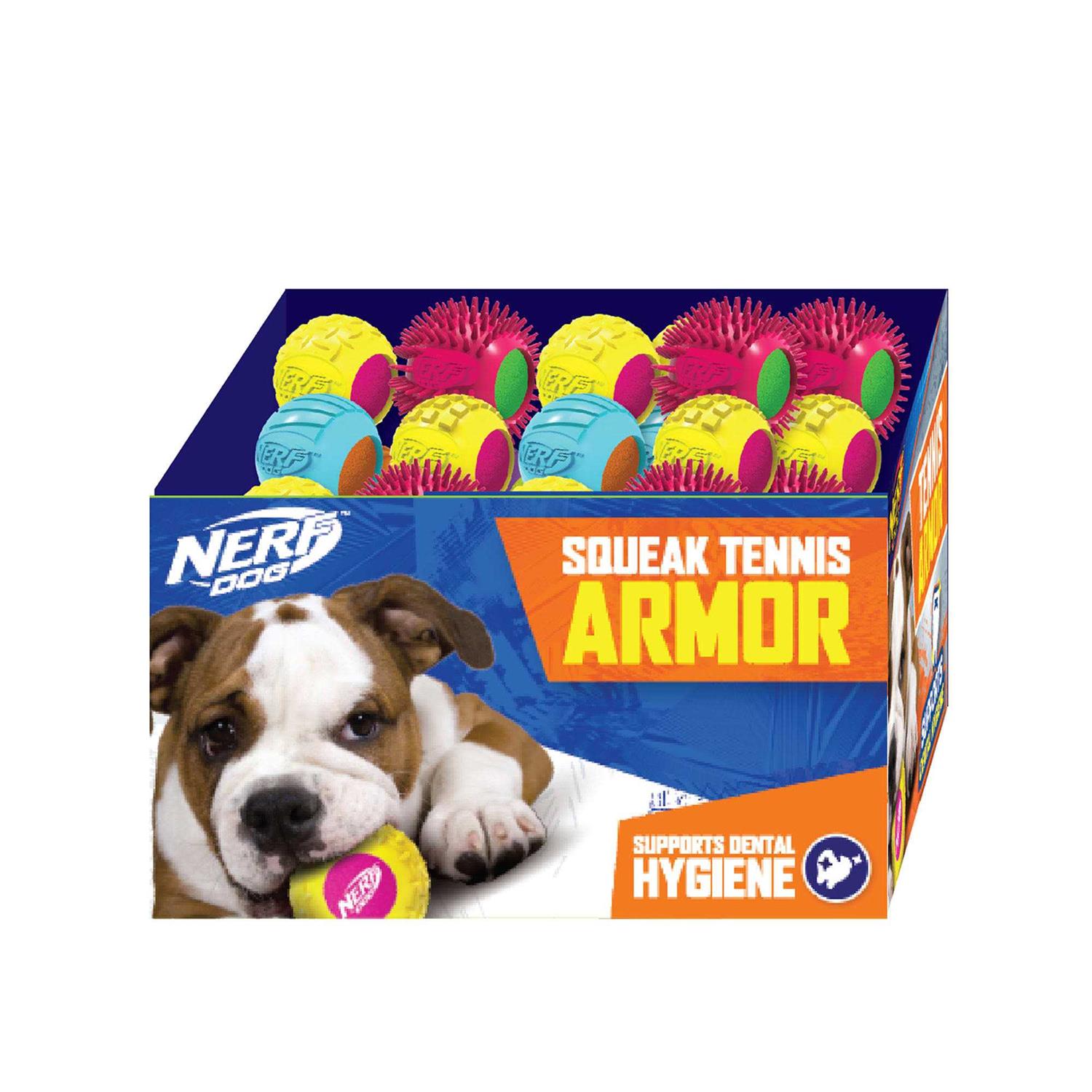 Nerf Squeak Tennis Armor Dog Toys - Pet Supplies online store