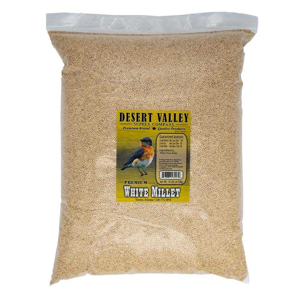 Desert Valley Supply Desert Valley Premium White Millet Proso Seeds - Pet Supplies online store