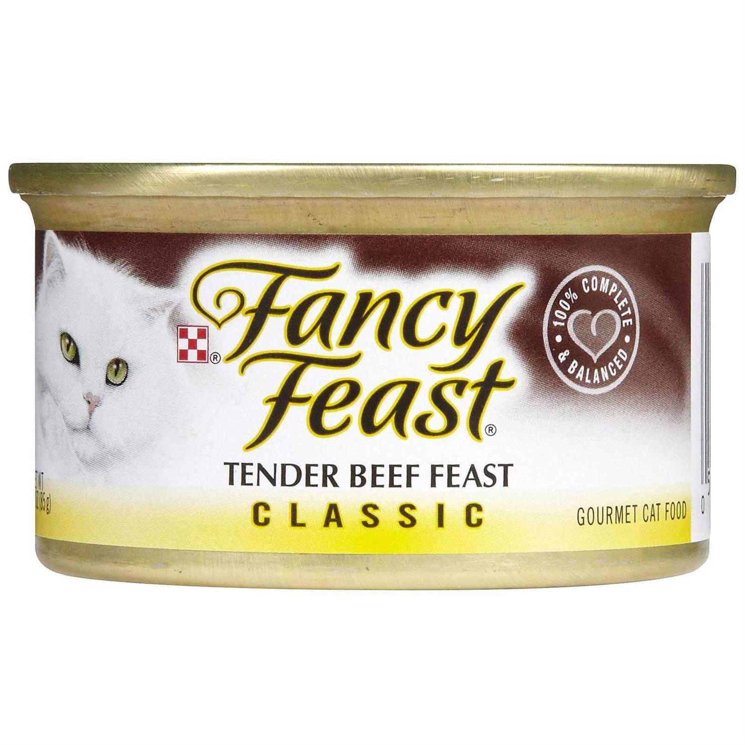 Fancy Feast Beef Feast Cat Food, 3-oz, case of 24 - Pet Supplies online store