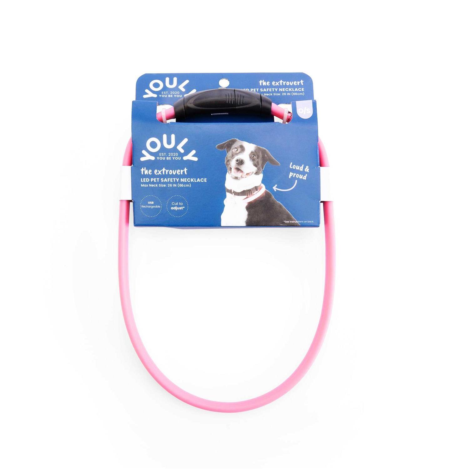 YOULY The Extrovert LED Pet Safety Necklace - Pet Supplies online store