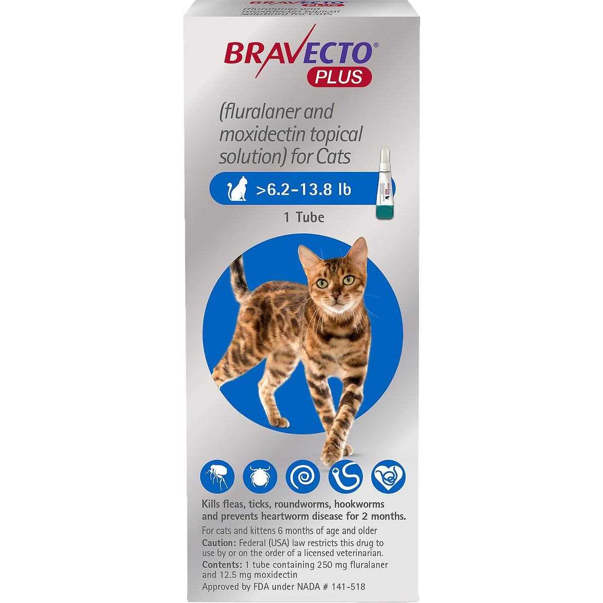 Bravecto Plus Topical Solution for Cats - Pet Supplies online store