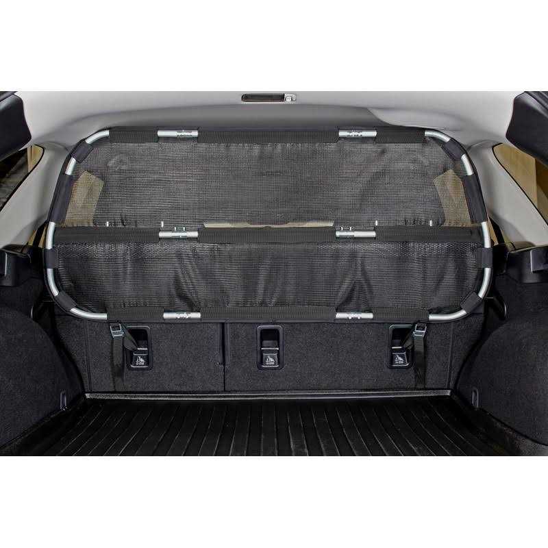 Bushwhacker Cargo Area Dog Barrier for CUV & Mid-Sized SUV 46 Wide Hatchback Pet Divider Crossover Vehicle Car Net Mesh Travel - Pet Supplies online store