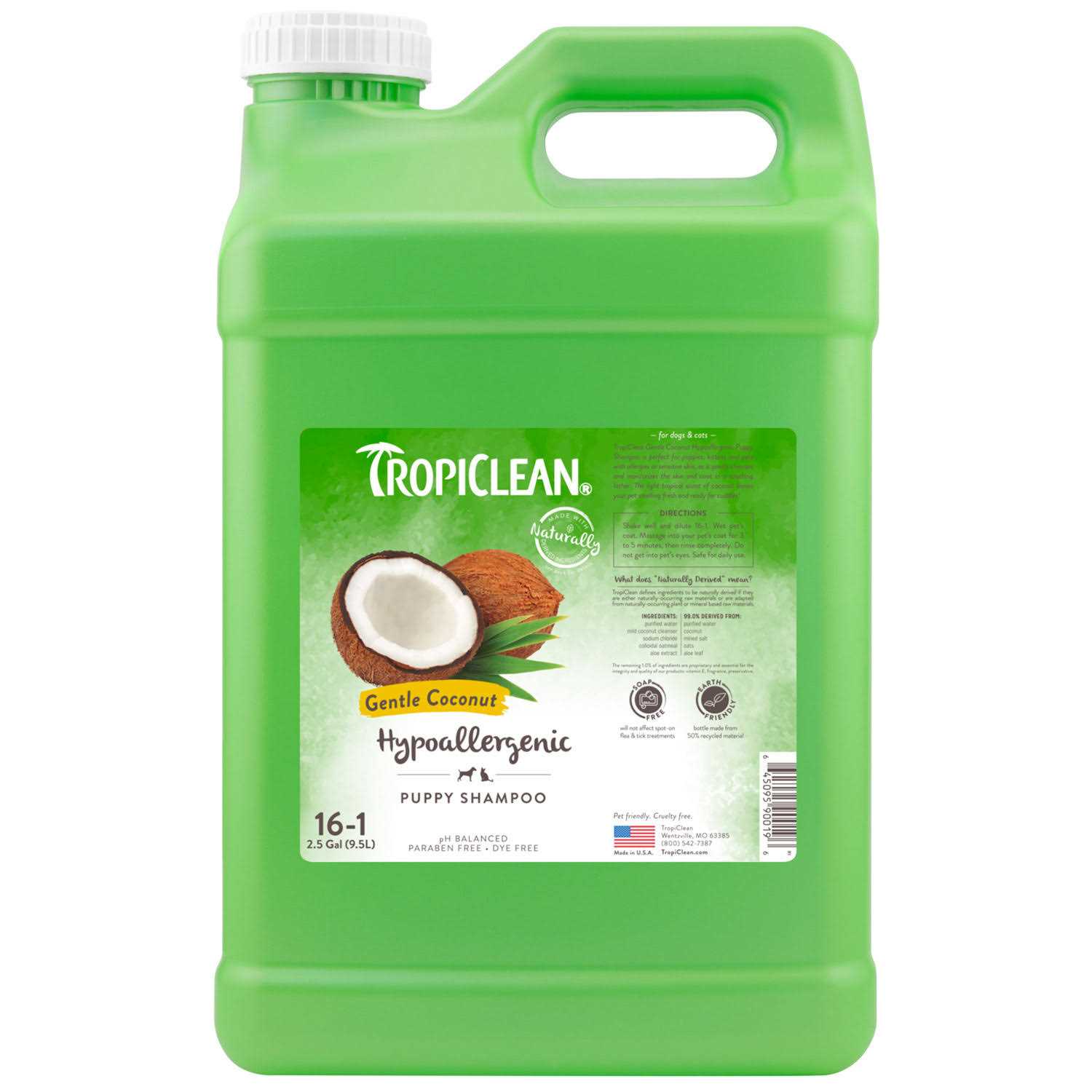 TropiClean Gentle Coconut Puppy Shampoo - Pet Supplies online store