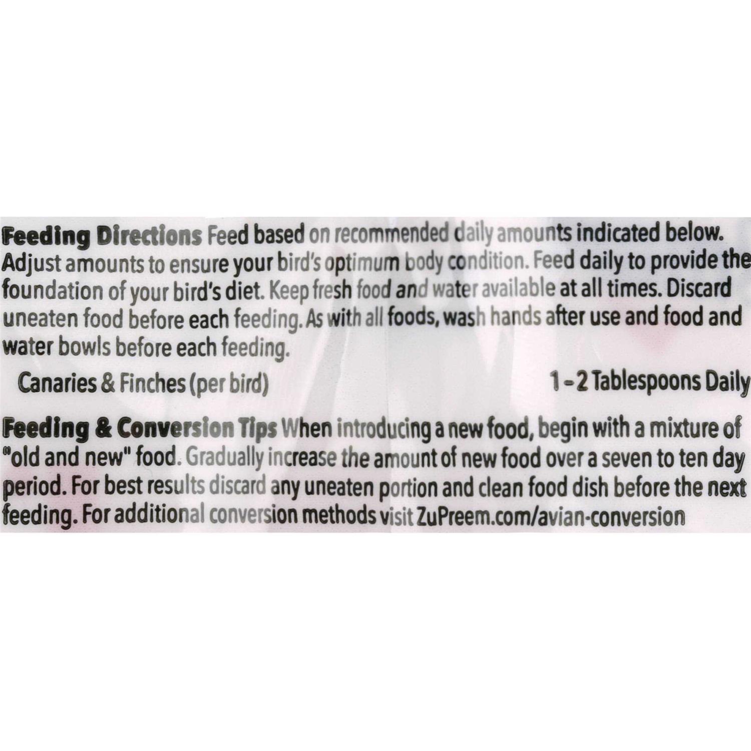 Zupreem FruitBlend Flavor Bird Food - Pet Supplies online store