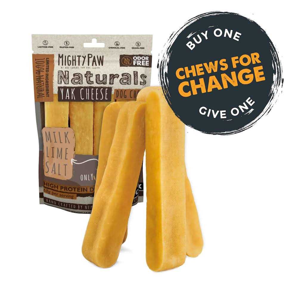 Mighty Paw Yak Cheese Chews for Dogs All-Natural Long Lasting Pet Treats Odorless and Great for Oral Health Limited-Ingredient - Pet Supplies online store