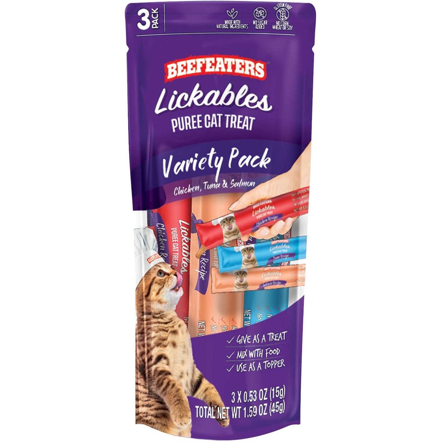 Beefeaters Lickables Puree Cat Treats - Pet Supplies online store