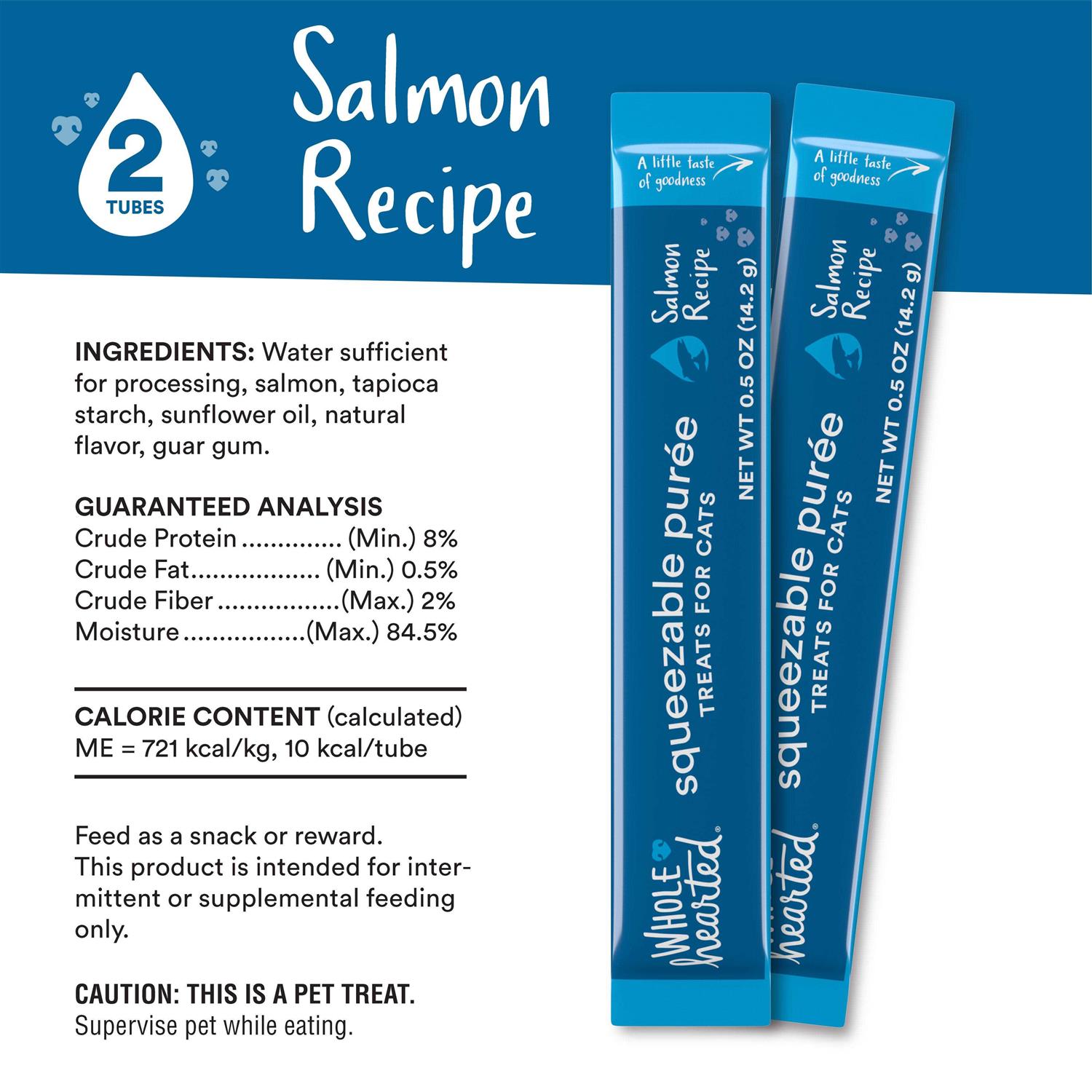 WholeHearted Squeezable Puree Cat Treat Variety Pack - Pet Supplies online store