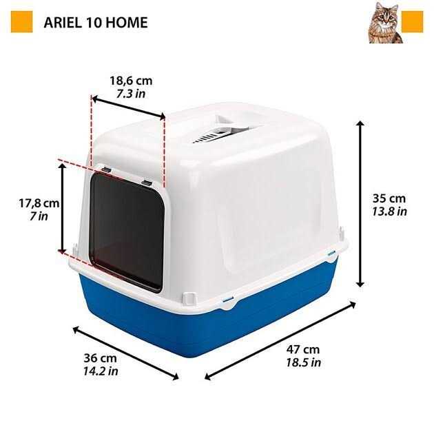 Ferplast Ariel Hooded Litter Box - Pet Supplies online store