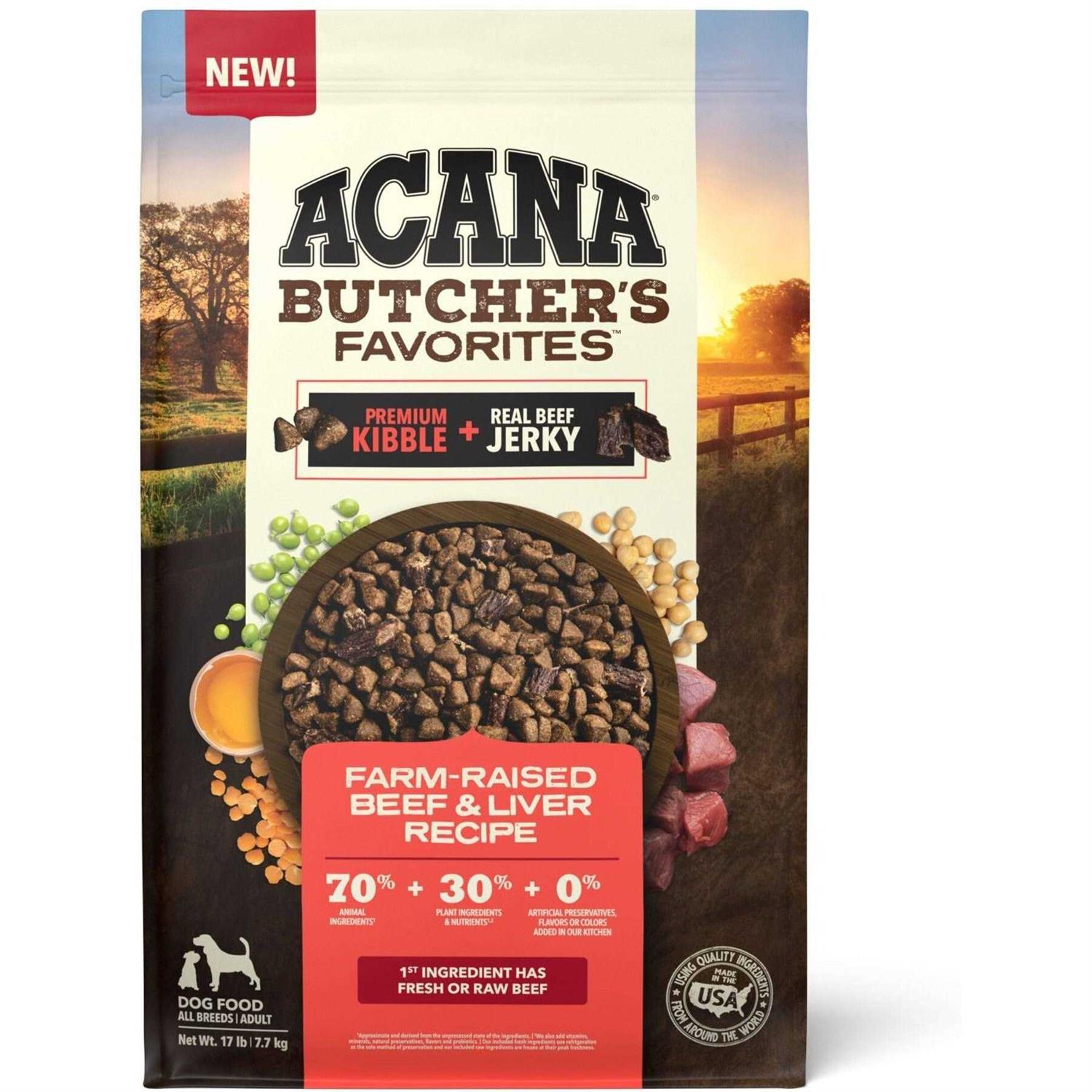 Acana Butcher's Favorites Liver Dry Dog Food - Pet Supplies online store