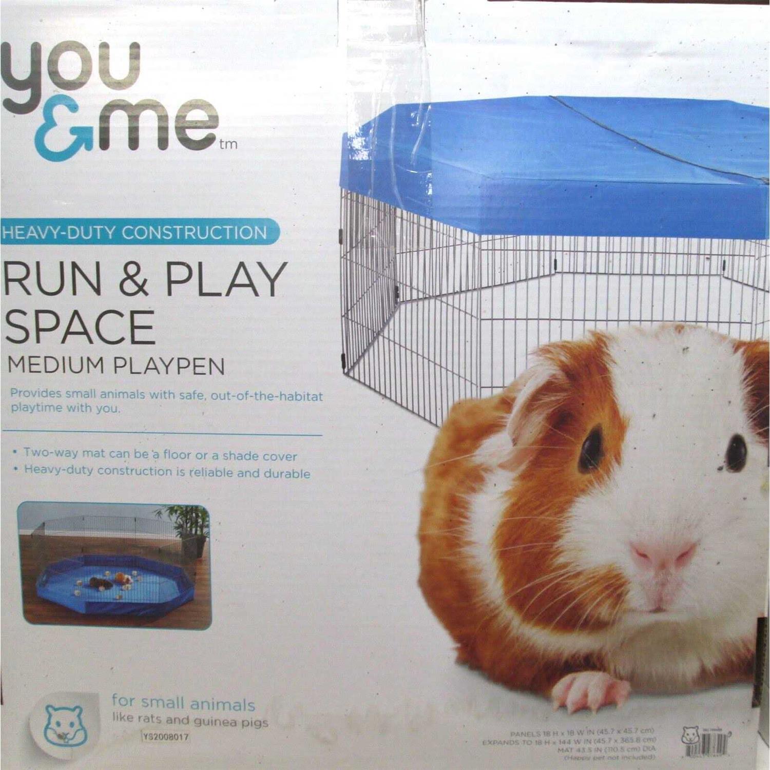 You & Me Run & Play Space Small Animal Playpen - Pet Supplies online store