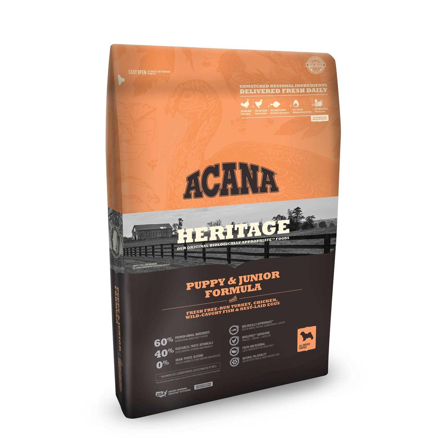 Acana Puppy & Junior Dry Dog Food - Pet Supplies online store