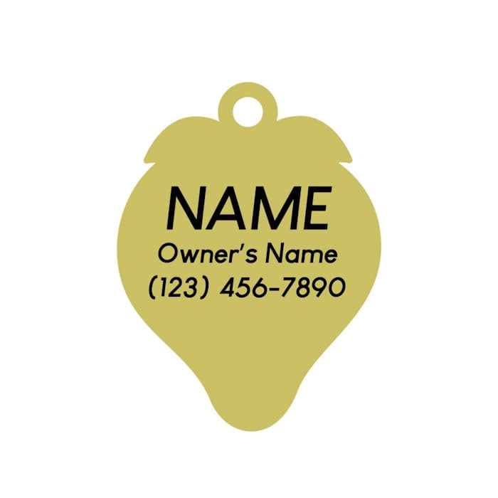 Two Tails Pet Company Berry Special Pet ID Tag - Pet Supplies online store