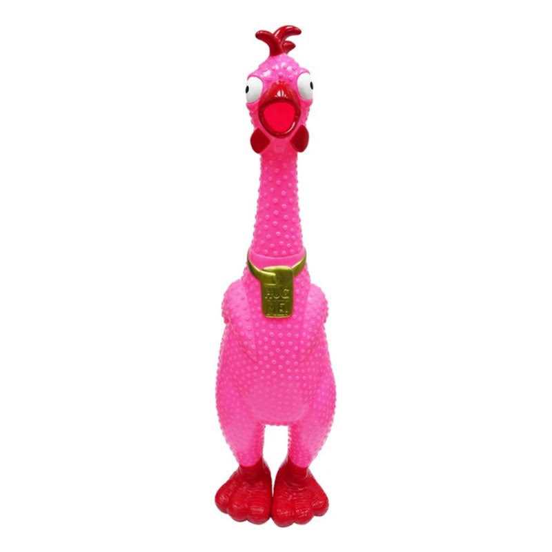 Animolds A Giant screaming Chicken the Hug Me squeaky Chicken Toy - Pet Supplies online store