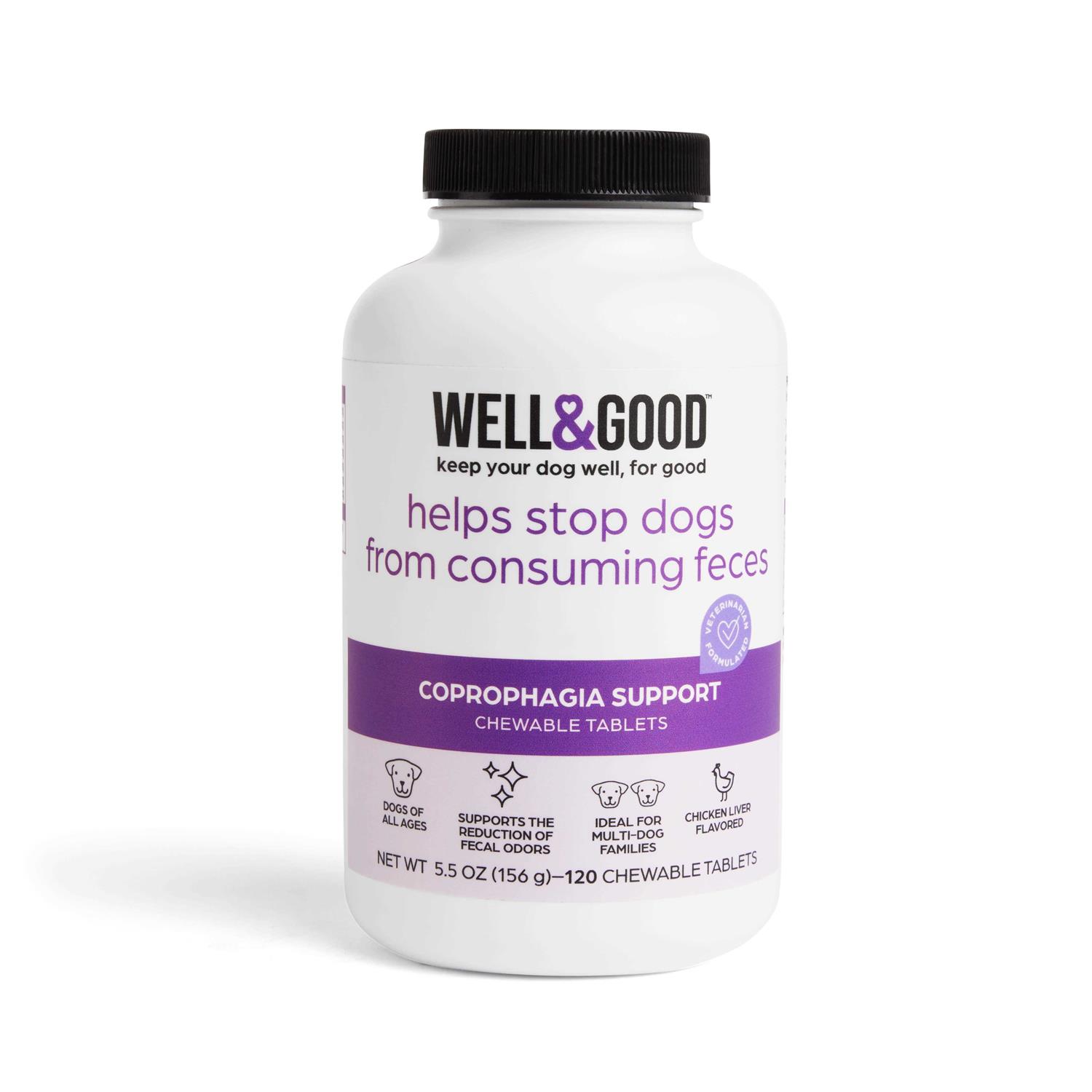 Well & Good Coprophagia Chewable Tablets for Dogs - Pet Supplies online store