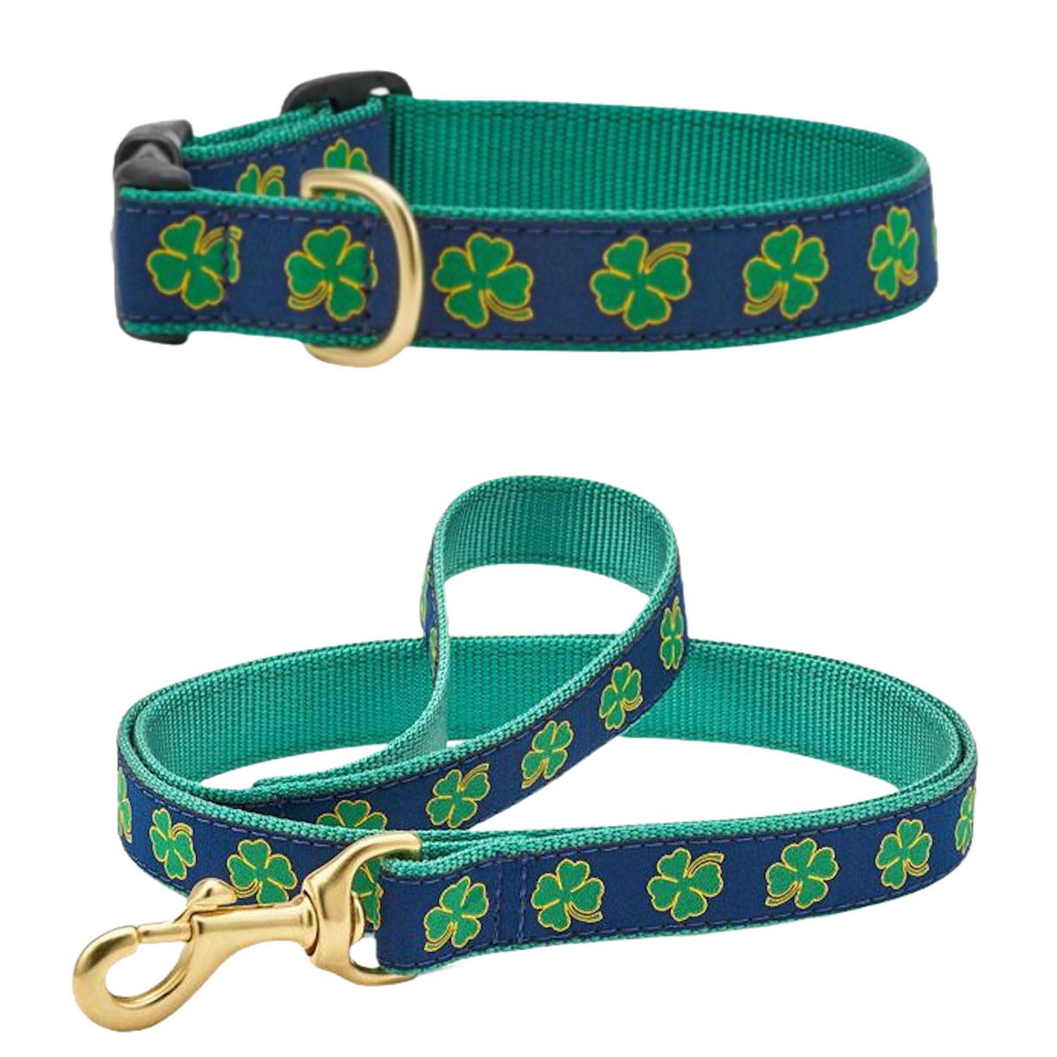Up Country Dog Collar Shamrock Wide - Pet Supplies online store
