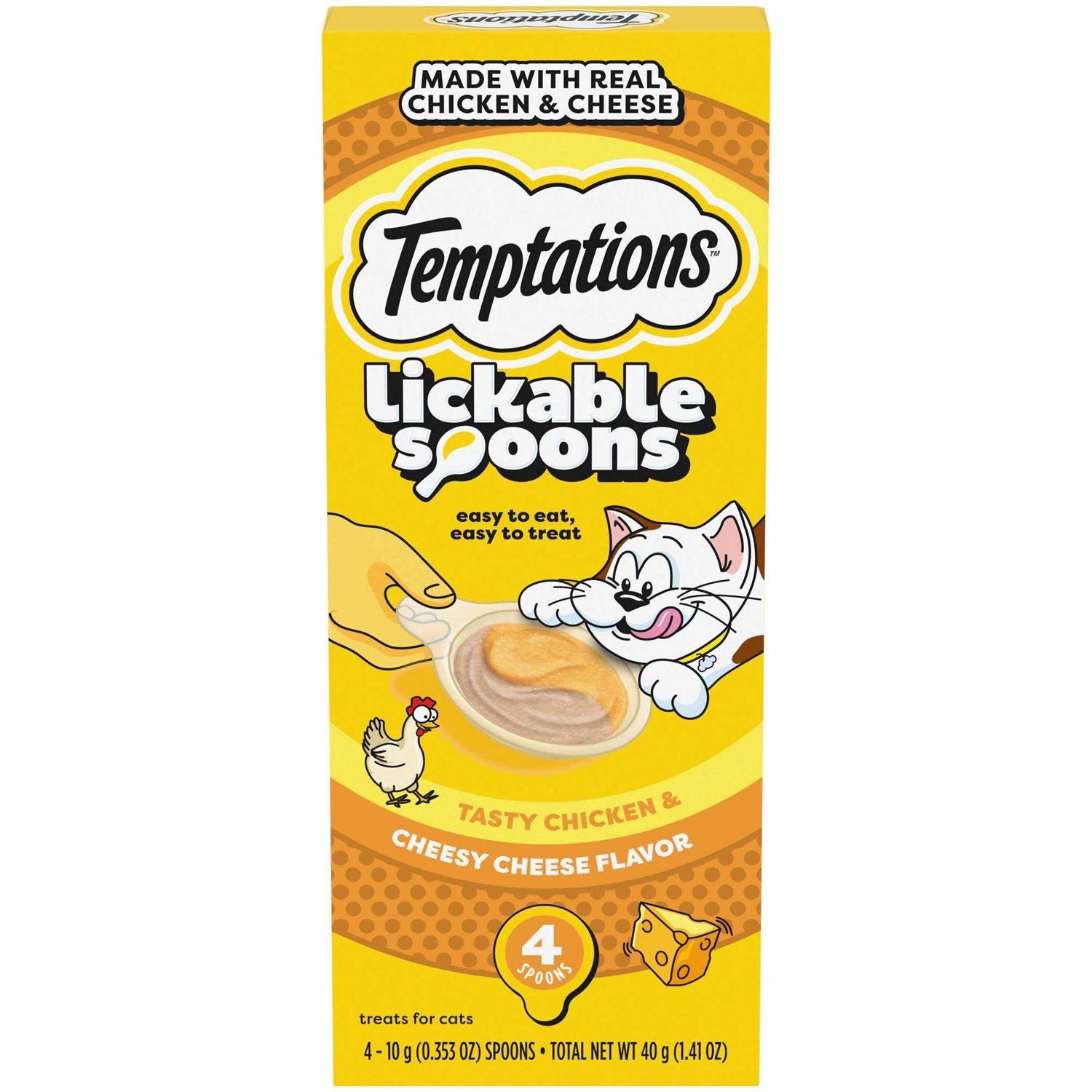 Temptations Lickable Spoons Cat Treats - Pet Supplies online store