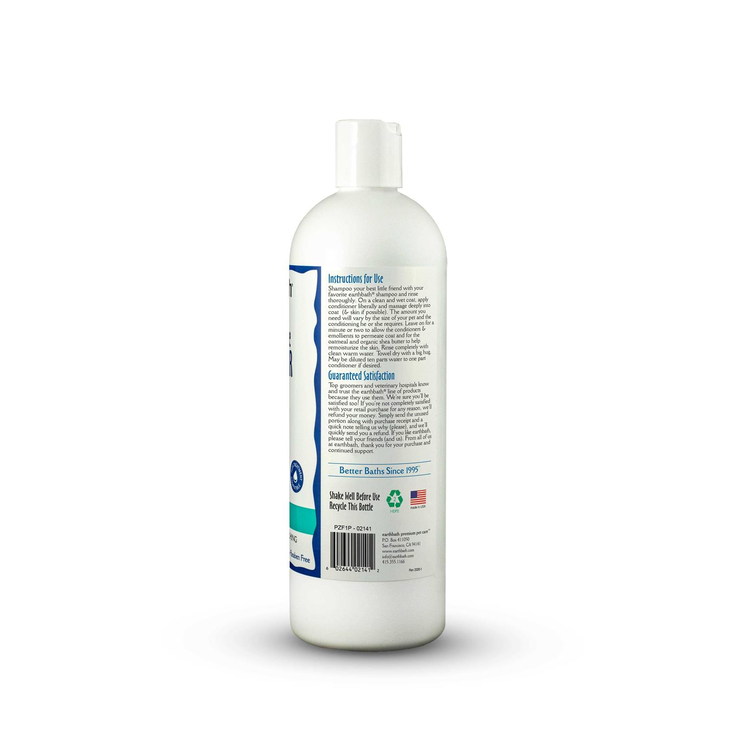 Earthbath Conditioner Oatmeal & Aloe - Pet Supplies online store