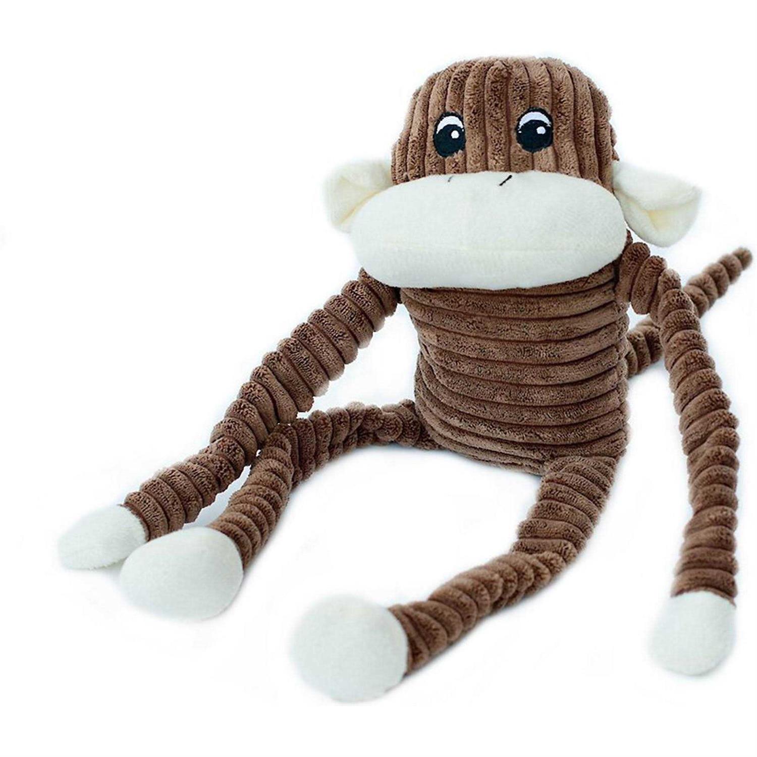 ZippyPaws Spencer The Crinkle Monkey Dog Toy - Pet Supplies online store