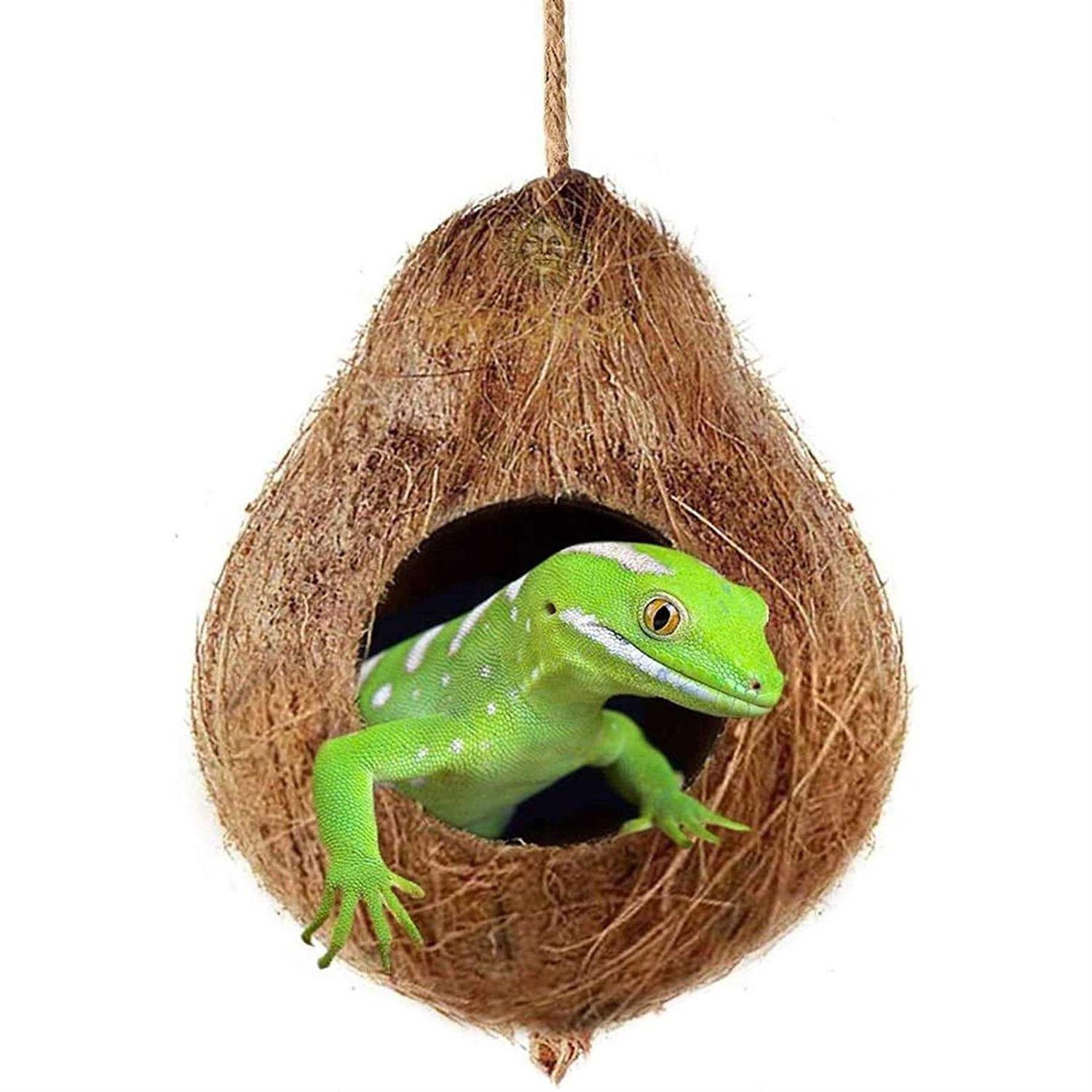SunGrow Crested & Leopard Gecko Coconut Hide - Pet Supplies online store