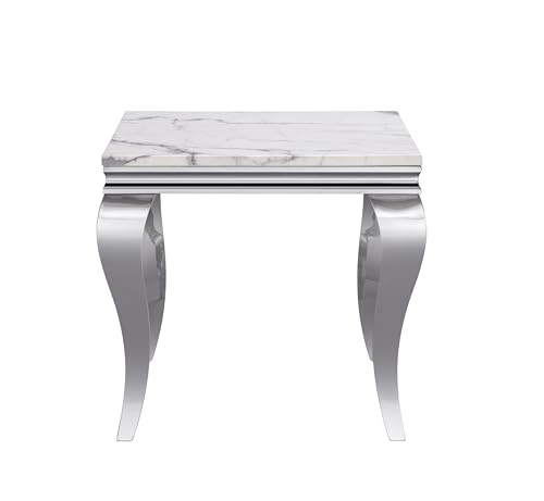 Faux Marble Coffee Table, Modern 47