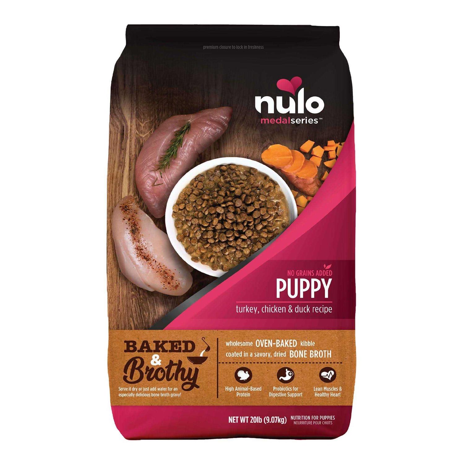Nulo MedalSeries Puppy Dry Dog Food High-Protein, Turkey, Chicken and Duck - Pet Supplies online store