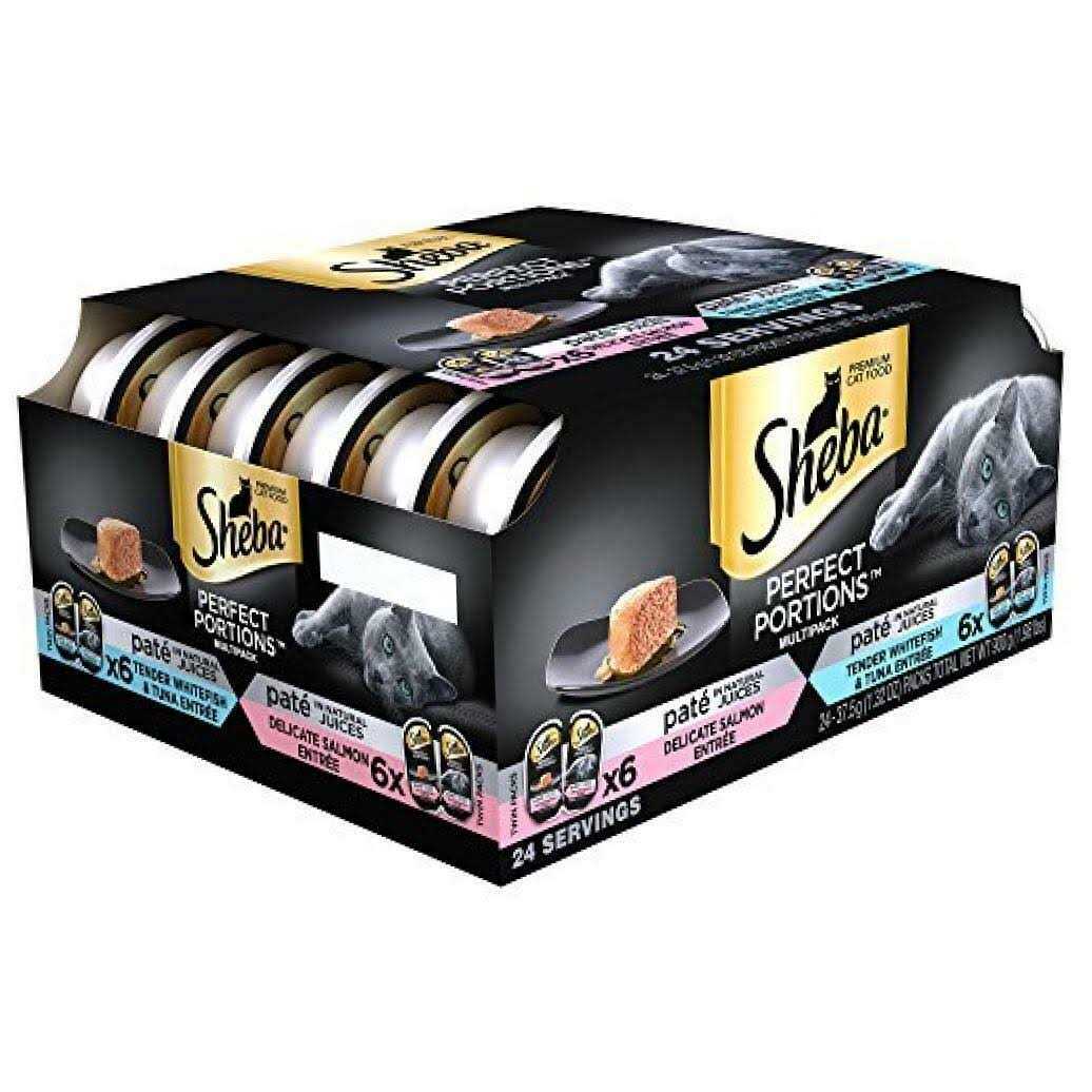 Sheba Perfect Portions Pate Wet Cat Food Variety Pack - Pet Supplies online store