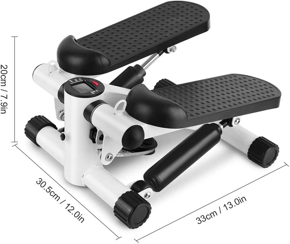 Swing Stepper, Home Stepper with Wireless Training Computer Up-Down Stepper for Beginners and Advanced Users, Small and Compact, Home Gym Equipment, Endurance Training