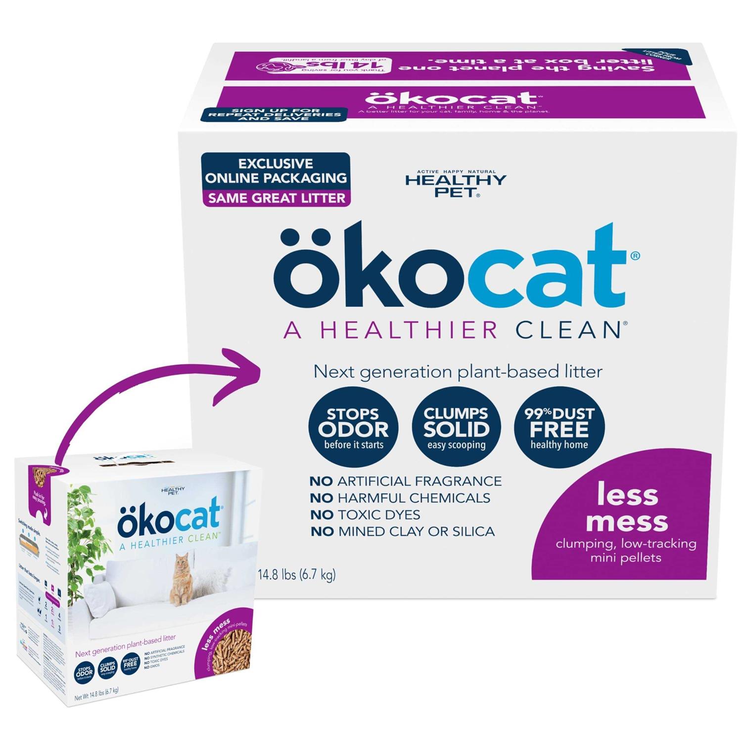 Okocat Natural Wood Cat Litter - Pet Supplies online store