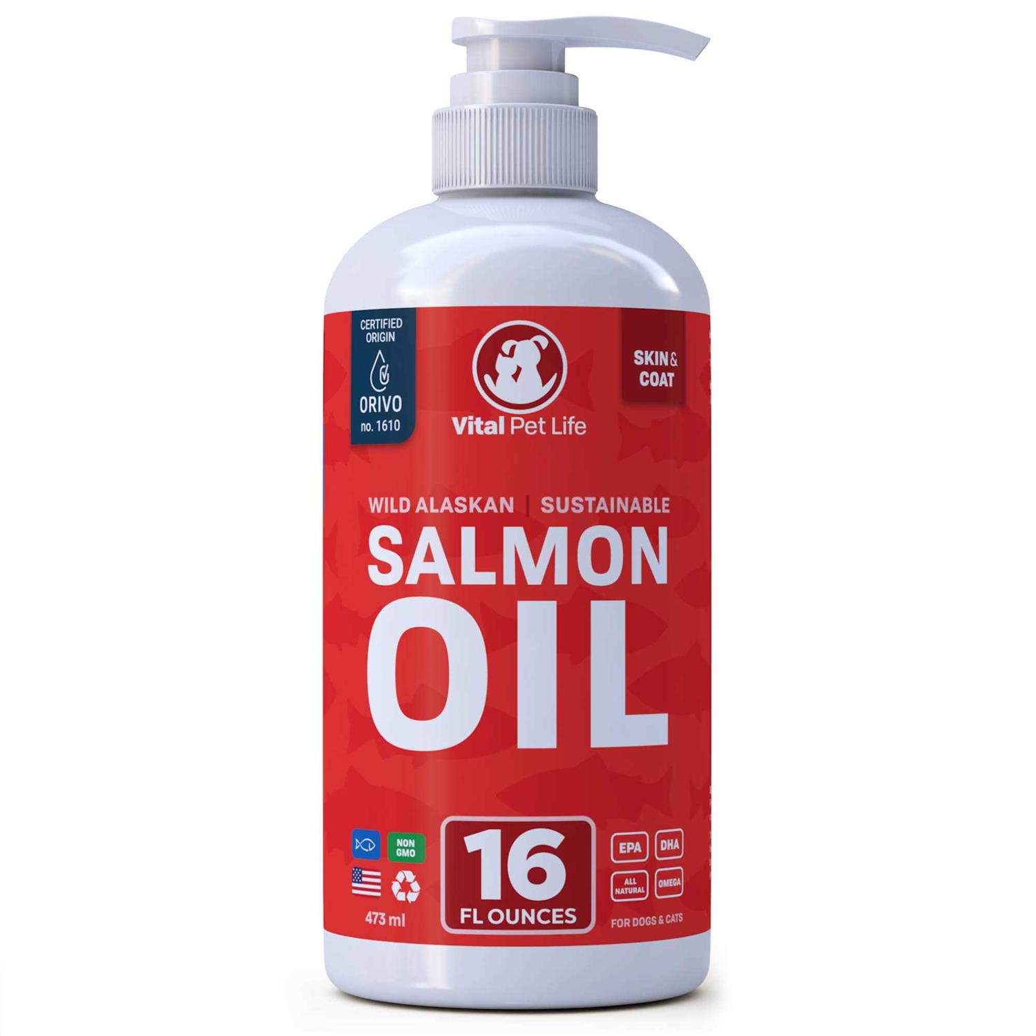 Vital Pet Life Salmon Oil for Dogs and Cats - Pet Supplies online store