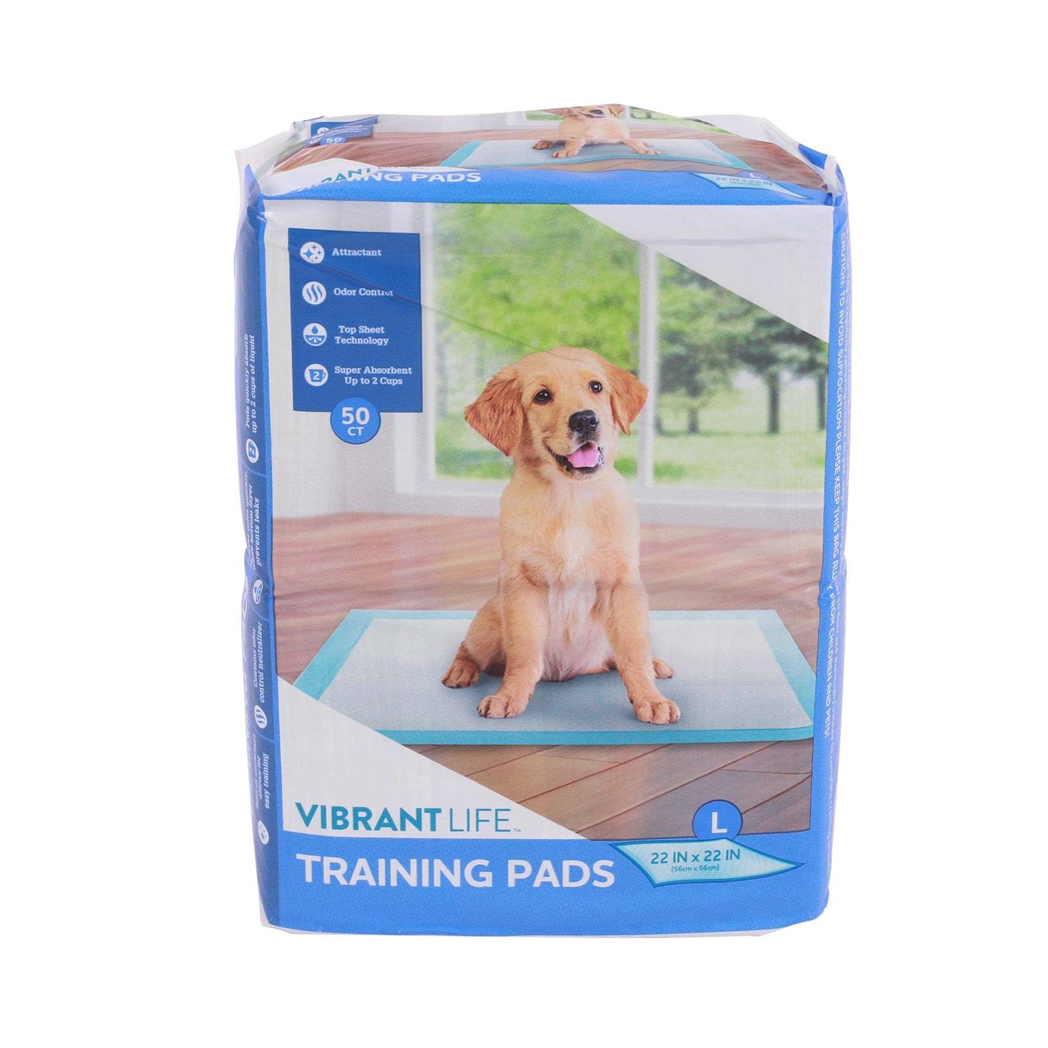 Vibrant Life Training Pads Dog & Puppy Pads - Pet Supplies online store