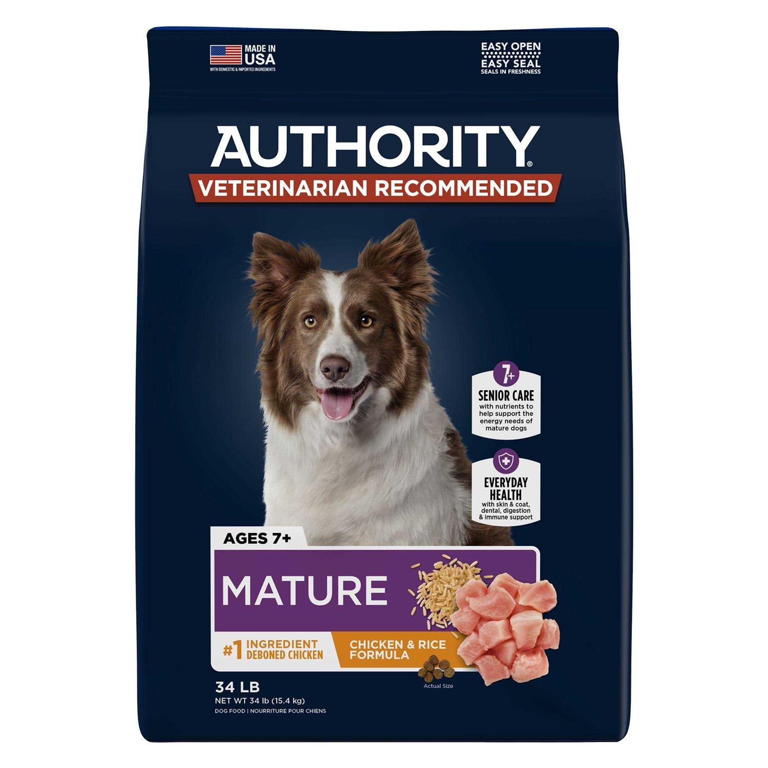Authority Chicken Rice Formula Senior Dry Dog Food - Pet Supplies online store