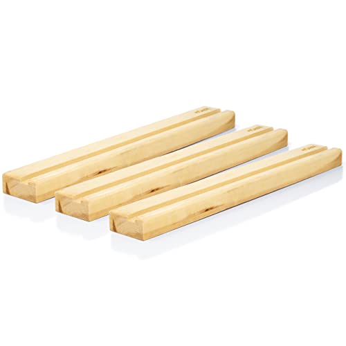 Vinyl Record Wall Mount - an Elegant Display Ledge Made from Solid Wood - This Vinyl Record Shelf Holds Single and Double LPs (Walnut)