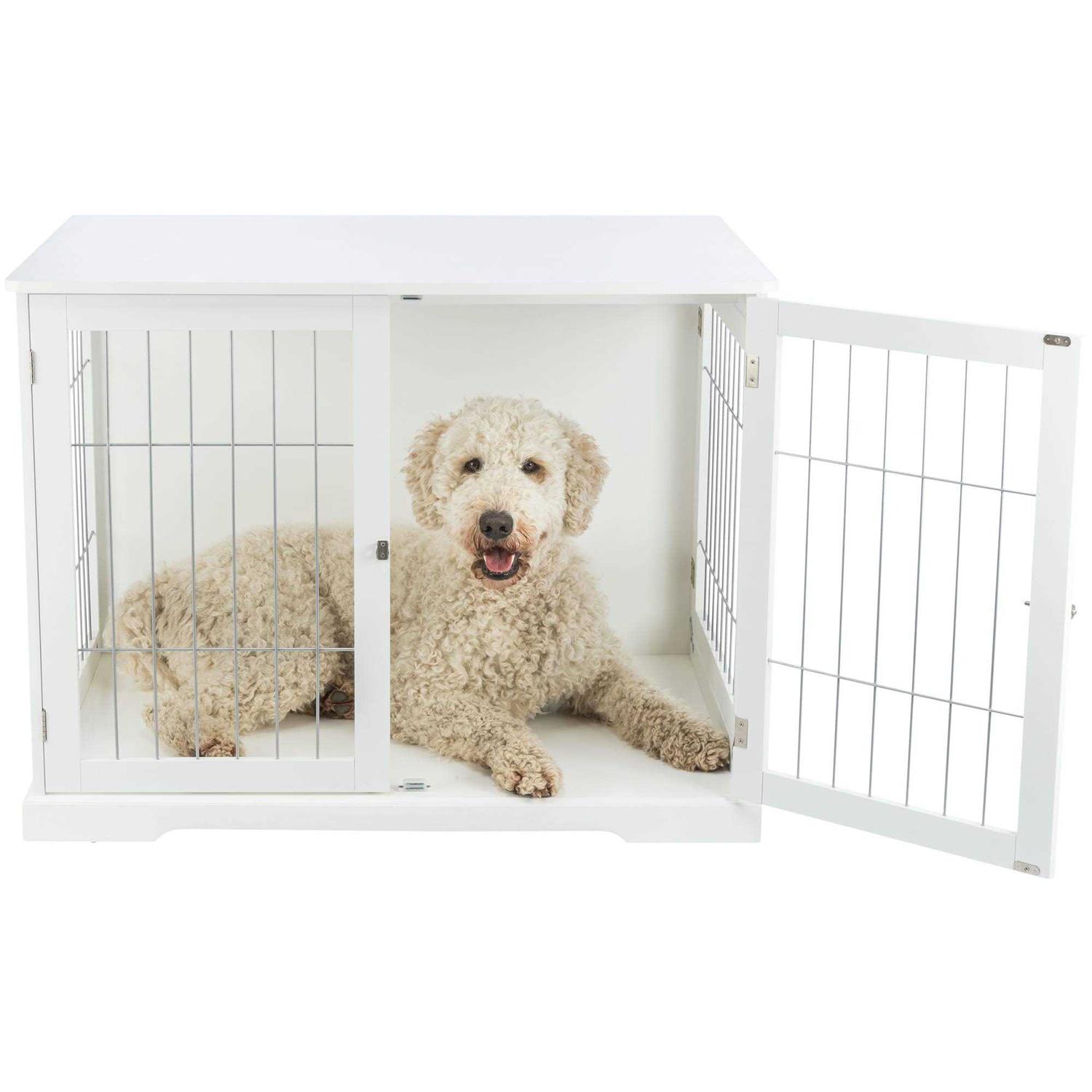 TRIXIE Pet Home End Table Indoor Kennel Furniture Style Crate - Pet Supplies online store