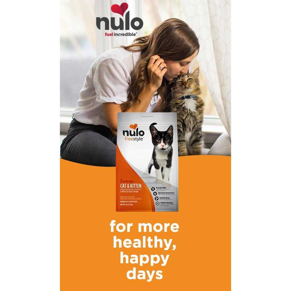 Nulo Freestyle Turkey & Duck Recipe Grain-Free Dry Cat & Kitten Food - Pet Supplies online store