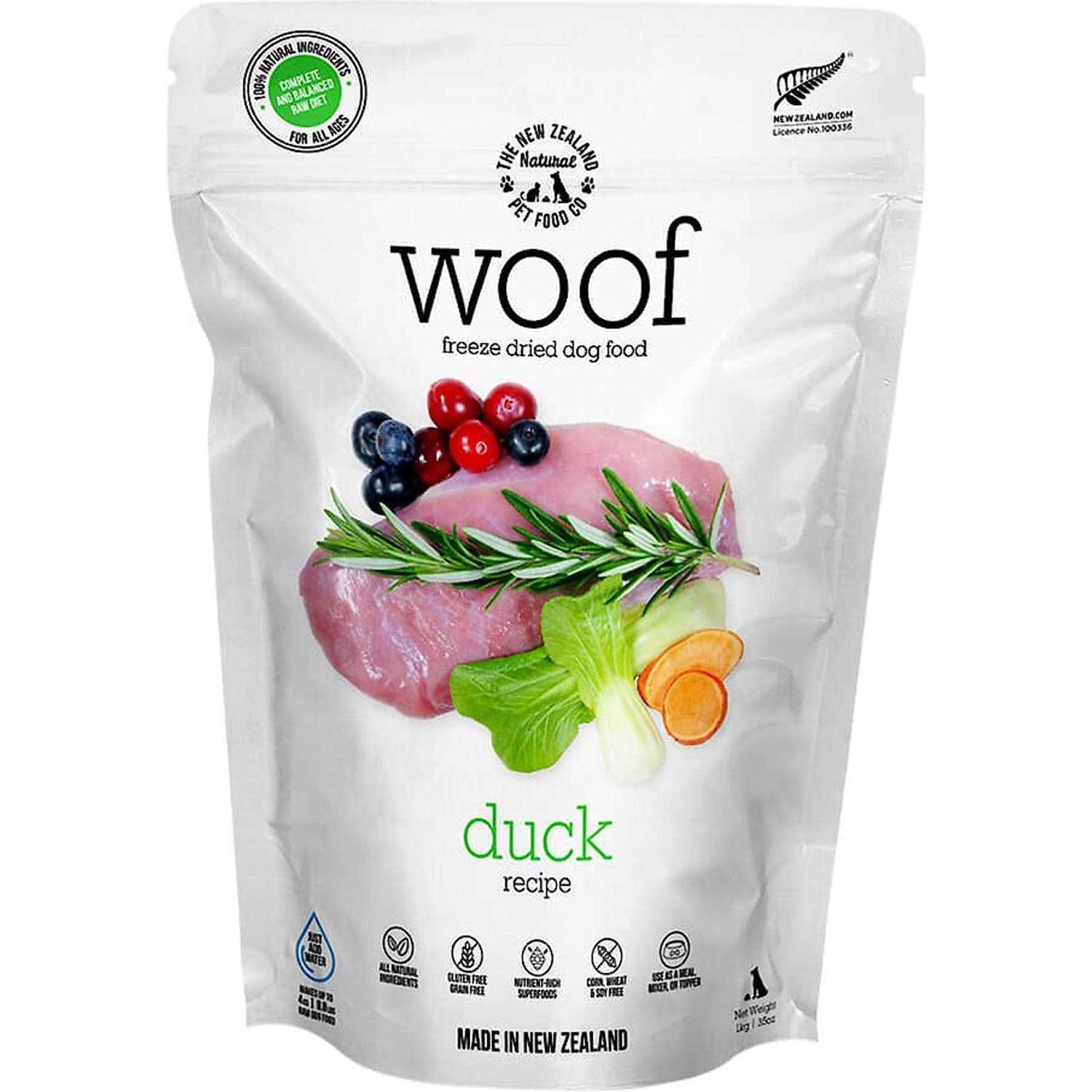 Woof Duck Freeze Dried Dog Food - Pet Supplies online store