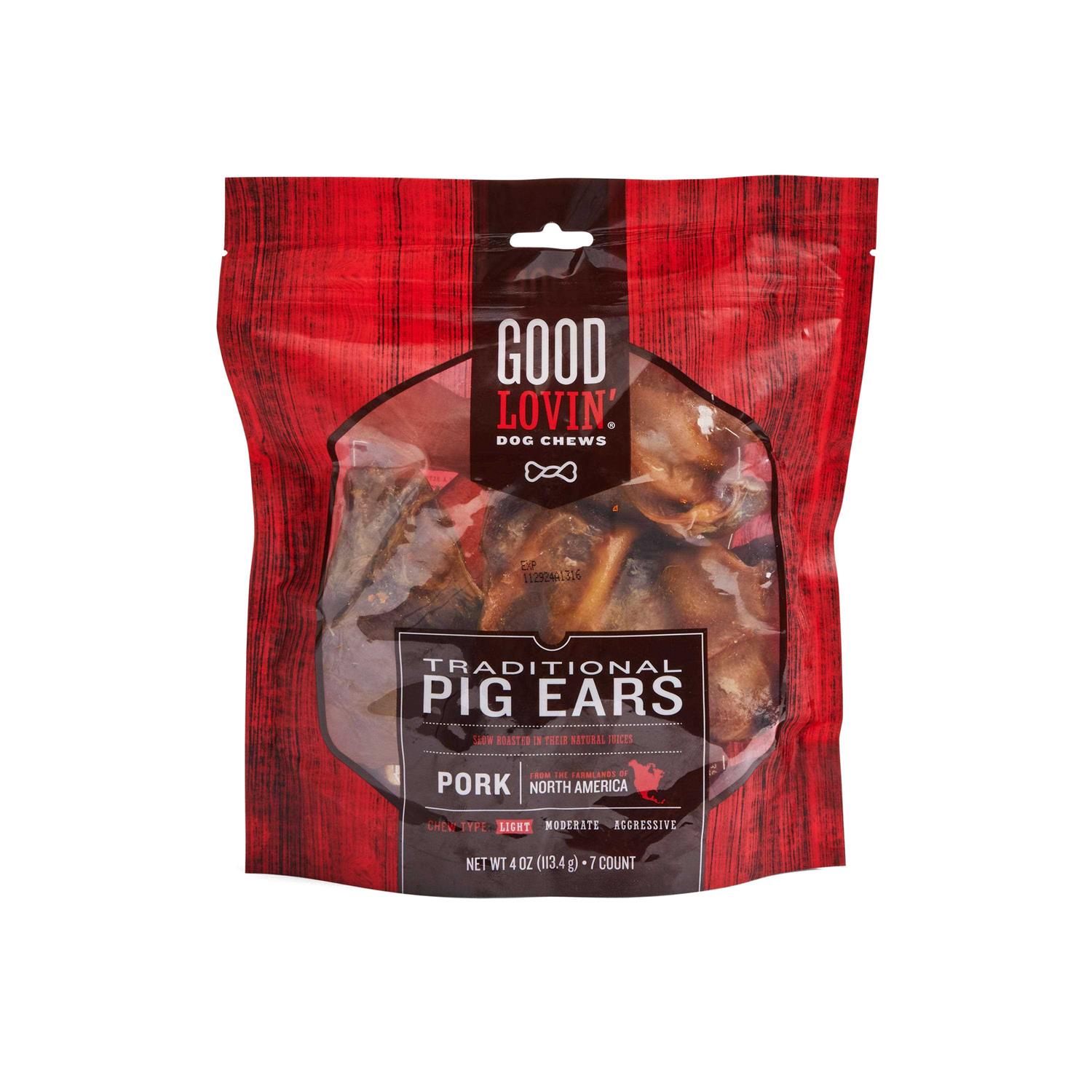 Good Lovin' Pig Ear Dog Chew - Pet Supplies online store