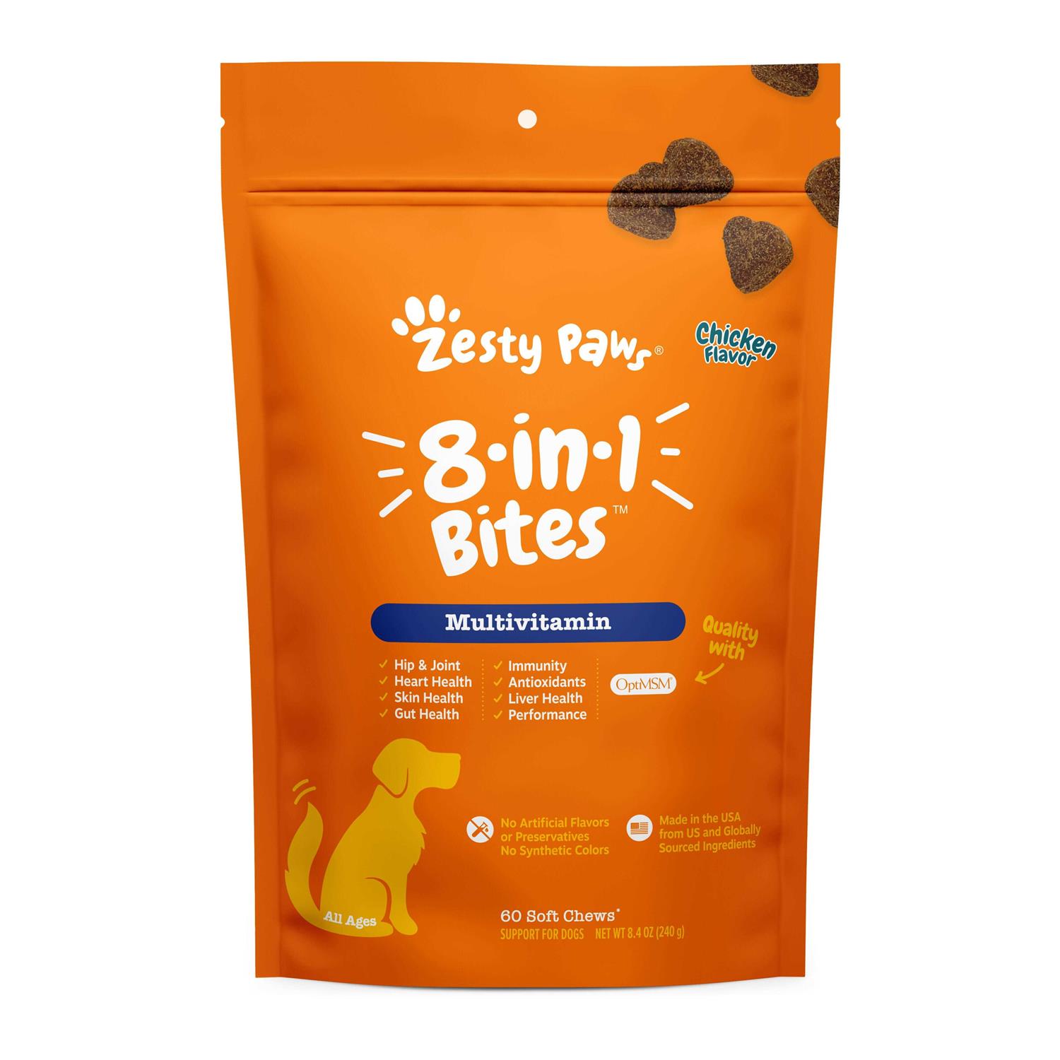 Zesty Paws 8-in-1 Bites - Pet Supplies online store
