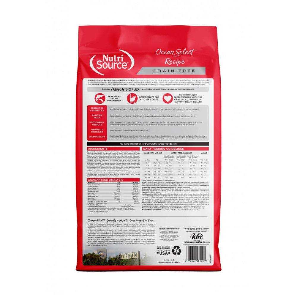 NutriSource Grain Free Ocean Select Cat Food - Pet Supplies online store